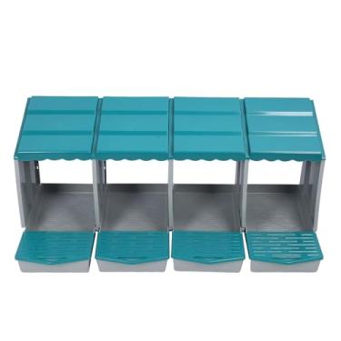 Imagem de Caixa de Nidificação de Frango PP, Grande Capacidade, Fornece Espaço Confortável e Seguro, Adequada para Galinhas, Aves, Patos, Equipamentos de Galinheiro Com Grandes Orifícios