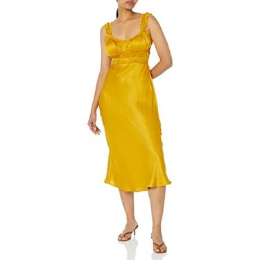 Imagem de ASTR the label Vestido Enola feminino, Mostarda, P