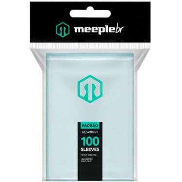 Imagem de 100 Sleeves Padrão Premium 63,5 x 88 Meeple Br Pokemon Magic Kpop