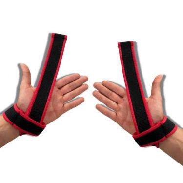 Imagem de Strap Academia -Tala Fita Treino Musculação - Strong Fist , Preto c, V