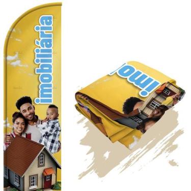 Imagem de Bandeira Para Wind Banner Dupla Face (só tecido) Imobiliária - Fadrix