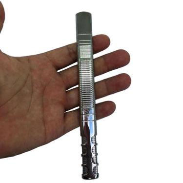 Imagem de Bomba de tereré premium 18cm de tela inox + escova higienização - Esti