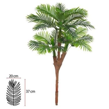 Imagem de Planta Árvore Artificial Palmeira Real Toque X20 (Verde) 1,70m - FLORE
