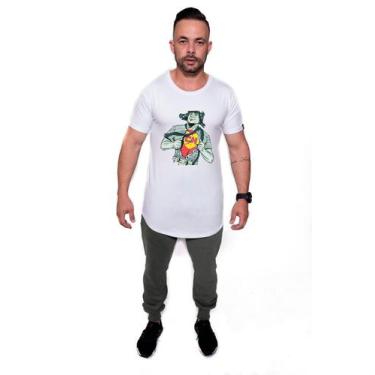 Imagem de Camiseta  Longline Kruger's Concept CHAVES CHAPOLIN - Masculino - GG -