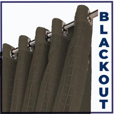 Imagem de cortina quarto Janela 2,70 x 1,50 apartamento Miami preto - Bravin Cor