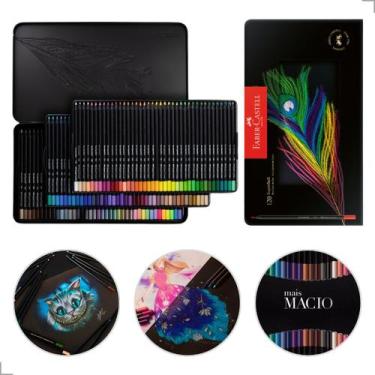 Imagem de Lapis de Cor 120 Cores Faber Castell Supersoft Profissional Estojo em 