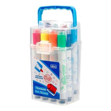 Imagem de Canetinha Hidrográfica Stamp 12 Cores - Tilibra
