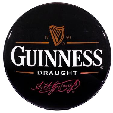 Imagem de Luminoso de Parede Cerveja Guinness Preto Retrô Vintage P Bar, Garagem,churrasqueira, Espaço Gourmet