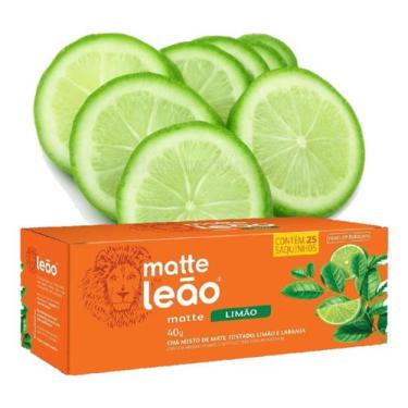 Imagem de Chá Matte Limão Leão Com 25 Saquinhos - Matte Leão