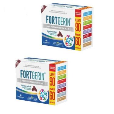 Imagem de Kit 02 Suplemento Fort Gerin Az Com 90 Cps - La San Day - La San-Day