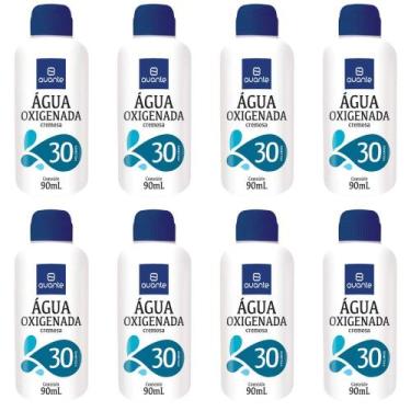 Imagem de Kit 8 Água Oxigenada Cremosa Avante 30 Volumes 90ml
