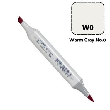 Imagem de Caneta Marcador Copic Sketch Ponta Dupla Variações Warm Gray, W0 WARM 