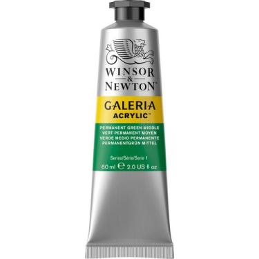 Imagem de Tinta Acrílica Galeria Winsor 60ml 484 Perm Green Middle - Winsor & Ne