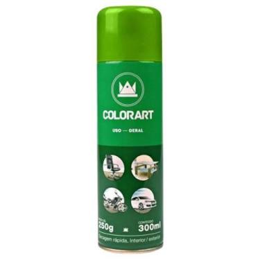 Imagem de Tinta Spray Colorart Uso Geral Cor Verde Kawasaki Secagem Rápida Inter