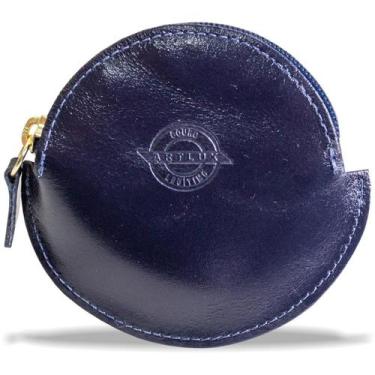 Imagem de Porta Moedas em Couro Artlux 300, Azul