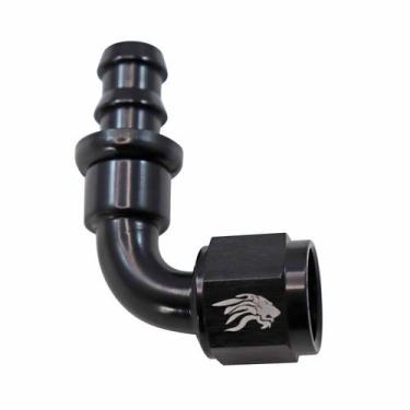 Imagem de Conexão de Mangueira Curva 90 1/2 x 8AN All Black -Cód.7819 - ASLLAN