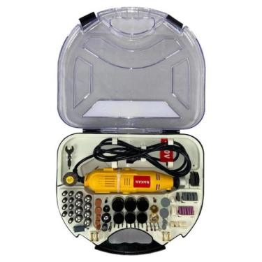 Imagem de Micro Retifica 210 Peças  Com Maleta Profissional - Nakan, 220