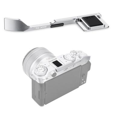 Imagem de Alça para polegar X-M5, liga de alumínio, apoio de polegar para cima para câmera Fujifilm Fuji XM5 com suporte protetor de sapata quente e almofada de silicone, não afeta o uso de botões de câmera