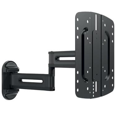 Imagem de SANUS Suporte de parede de TV de movimento total ajustável em altura para TVs de 48.3 cm a 109.2 cm – aumente ou abaixe a TV 5.1 cm após a instalação – Maximiza a compatibilidade com sua configuração