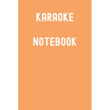 Imagem de Karaoke Notebook: Tan Hide Orange Matte Finish Lined Journal, 120 Pages, 6 x 9, Gift For Thinkers, List Makers and Doers (Karaoke Notebook Journal)