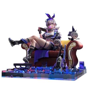 Imagem de RZAHUAHU H-I Star Rail Silver Wolf Figure Game Anime 1/6 PVC Figurines Action Play Model 9.05 Inches
