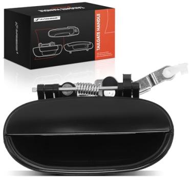 Imagem de A-Premium Maçaneta externa traseira esquerda do lado do motorista compatível com Hyundai Accent 1995 1996 1997 1998 1999, preto