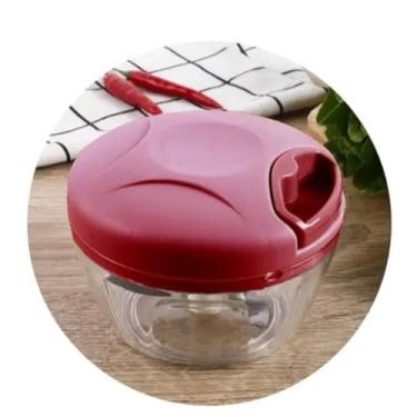 Imagem de Mini Processador Manual de Alimentos 3 Laminas 500 ml