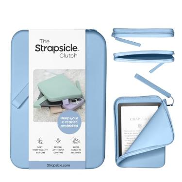 Imagem de Strapsicle Bolsa de silicone para Kindle e E-Readers – Bolsa multiuso para celular, carteira e chaves – serve para Paperwhite 2024, Kindles, Kobos, Nook e iPad mini 6 de 6,8 polegadas – Revestimento