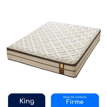 Imagem de Colchão Super King Molas Ensacadas Americanflex Resiste Plus One Face II 193x203x27cm