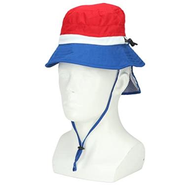 Imagem de Chapéus de Sol Infantis, Chapéu de Aba Larga à Prova de Com Proteção UV e Alça Ajustável para Viagens Ao Ar Livre, Chapéu de Praia para Crianças e Meninas