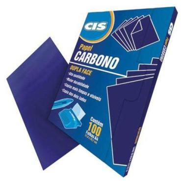 Imagem de Carbono Dupla Face Azul Cis  100 Folhas
