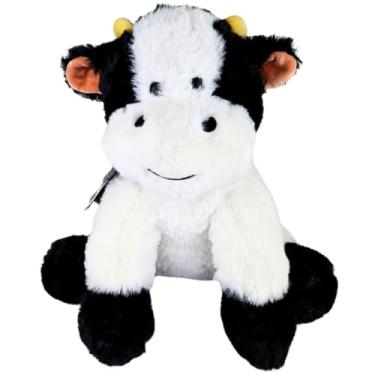 Imagem de Vaca De Pelúcia Vaquinha Malhada 30cm Fazenda Fazendinha