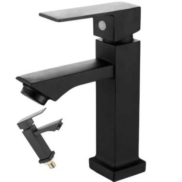 Imagem de Torneira Banheiro Monocomando Luxo Mesa Pia Bancada Moderna Hotel Pous