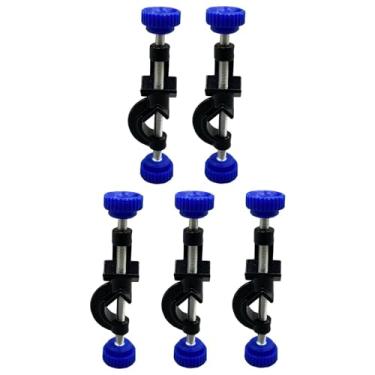 Imagem de Braçadeira de suporte de laboratório - Suporte de clipe de ângulo reto, braçadeira de haste de laboratório de liga de alumínio, suporte de braçadeira de laboratório de ângulo reto para laboratório