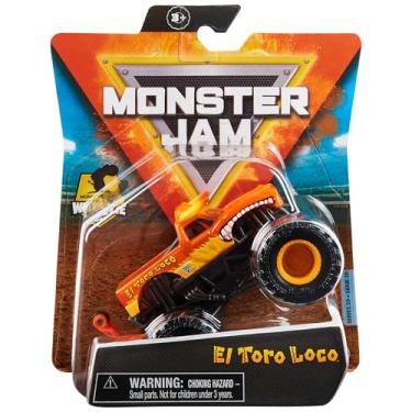 Imagem de Monster Jam 2021 Spin Master 1:64 Diecast Monster Truck with Wheelie Bar: Shear Madness El Toro Loco