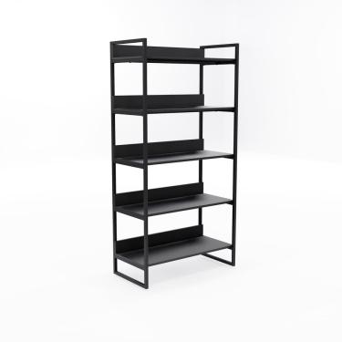 Imagem de Estante Desmontável 5 Prateleiras - Preto