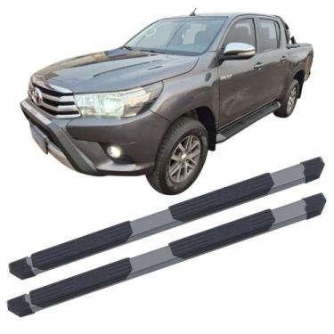 Imagem de Estribo Hilux 2016 a 2024 Tubular Extreme Cinza - C&K