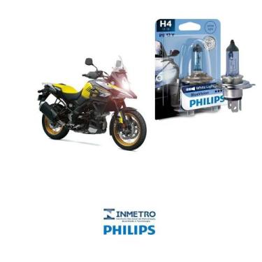 Imagem de Lâmpada Philips BlueVision H4 p/ SUZUKI DL 1000V Strom 09-13