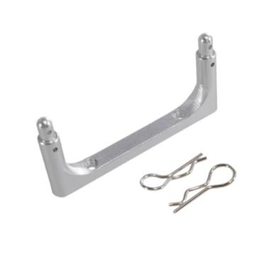 Imagem de Colaxi RC Pillar Front Body Pillar RC Modificação Parte Fácil Instalação Suporte de choque resistente para H14mk Partes 14303 MJX Go, Prata