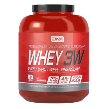Imagem de Whey 3W 2kg Sabor Morango - Dna Suplementos