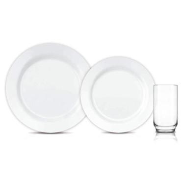 Imagem de Aparelho de Jantar 12 Peças com Copo Menu Duralex, Branca