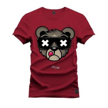 Imagem de Camiseta Premium 100% Algodão Ótima Qualidade Urso Bolado - NoBrand, A
