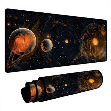 Imagem de Mouse Pad Gamer Deskpad Speed Extra Grande Profissional com Borda Costurada 60x30cm - Constelação