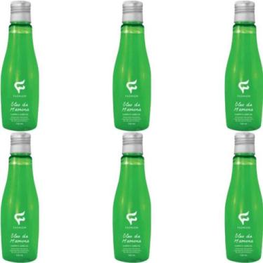 Imagem de Óleo Corpo e Cabelos Fashion Rícino Mamona Frasco 130ml Kit 6 Unidades
