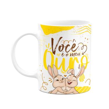 Imagem de Caneca Páscoa Doce - Você é o meu ouro - 325ml