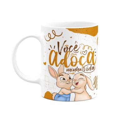 Imagem de Caneca Páscoa Doce - Você adoça a minha vida - 325ml