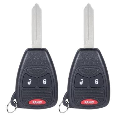 Imagem de SaverRemotes Chaveiro Compatível Com Dodge Ram 1500 2500 3500 2006 2007 2008 2009 Calibre Nitro Avenger Jeep Wrangler Patriot Compass Chrysler Pt Cruiser Controle Remoto De Entrada Sem Chave Oht692427