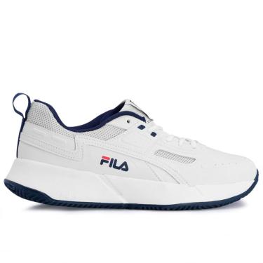 Imagem de Tênis Fila Precision - Clay - Saibro - Branco Marinho e Vermelho