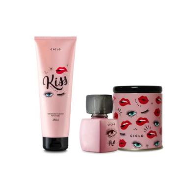 Imagem de Kit Kiss Ciclo Deo Colônia Lata 50ml + Hidratante 240ml - Ciclo Cosmet