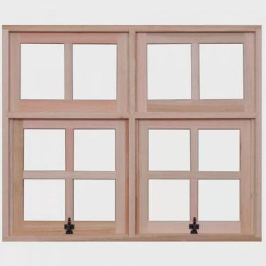 Imagem de Janela de Madeira Maxim-Ar 100x100cm Caixilho 9,4cm ewk MP5300 Rondosul